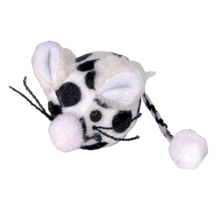 Игрушка для кошек Trixie Мяч-мышка d=4,5 см (цвета в ассортименте) - masterzoo.ua