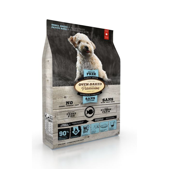 Сухий корм Oven-Baked Tradition Dog Small Breed Grain Free 2,27 кг - риба - masterzoo.ua