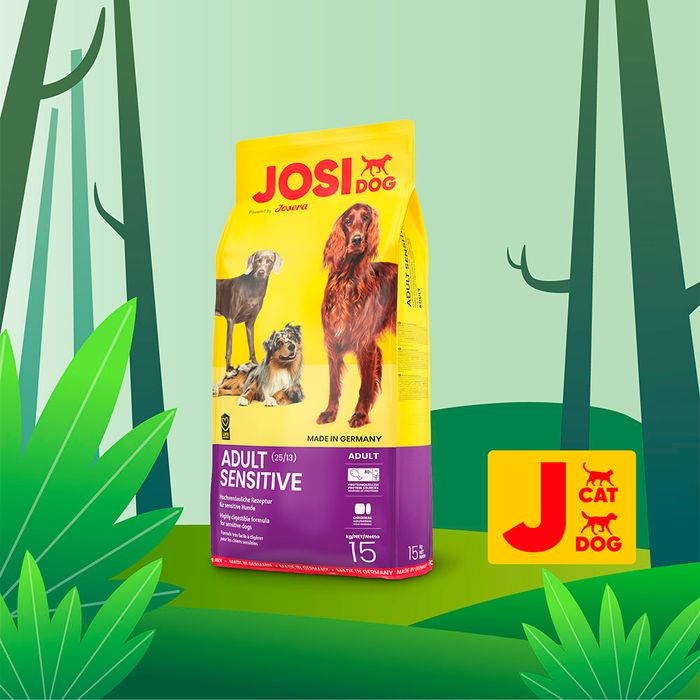 Сухий корм для собак Josera JosiDog Sensitive Adult 15 кг - домашня птиця - masterzoo.ua