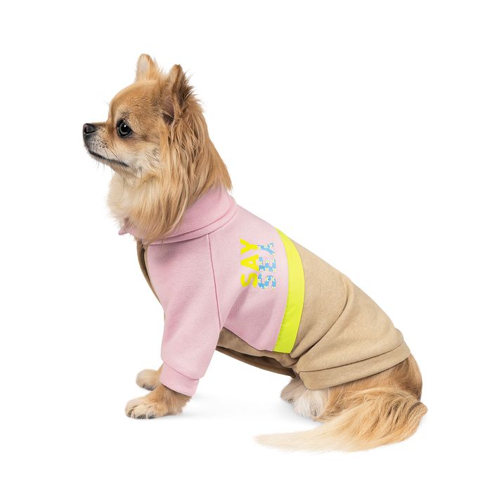 Толстовка для собак Pet Fashion «Daisy» S (розовая/бежевая) - masterzoo.ua