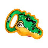Іграшка для собак GiGwi Mighty Challenge Крокодил з пищалкою M | 25 см
