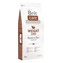 Сухой корм для собак с лишним весом Brit Care Weight Loss Rabbit & Rice 12 кг (кролик и рис) - masterzoo.ua