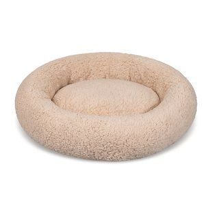 Pet Fashion Teddy лежак для кошек 48х48х10 см - бежевый - masterzoo.ua