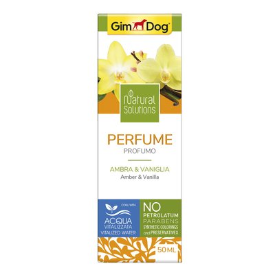 Духи для собак GimDog Natural Solution «Amber & Vanilla» (амбра и ваниль) 50 мл - masterzoo.ua