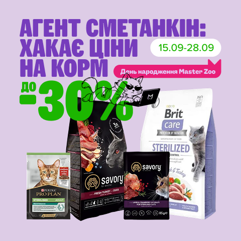 3. Раздел Акции Корм для котов
