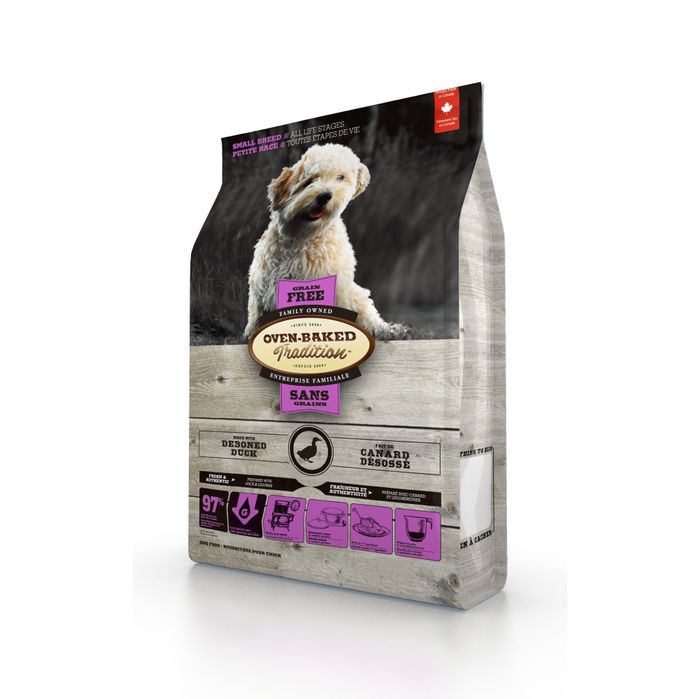 Сухий корм Oven-Baked Tradition Dog Small Breed Grain Free 1 кг - качка - masterzoo.ua