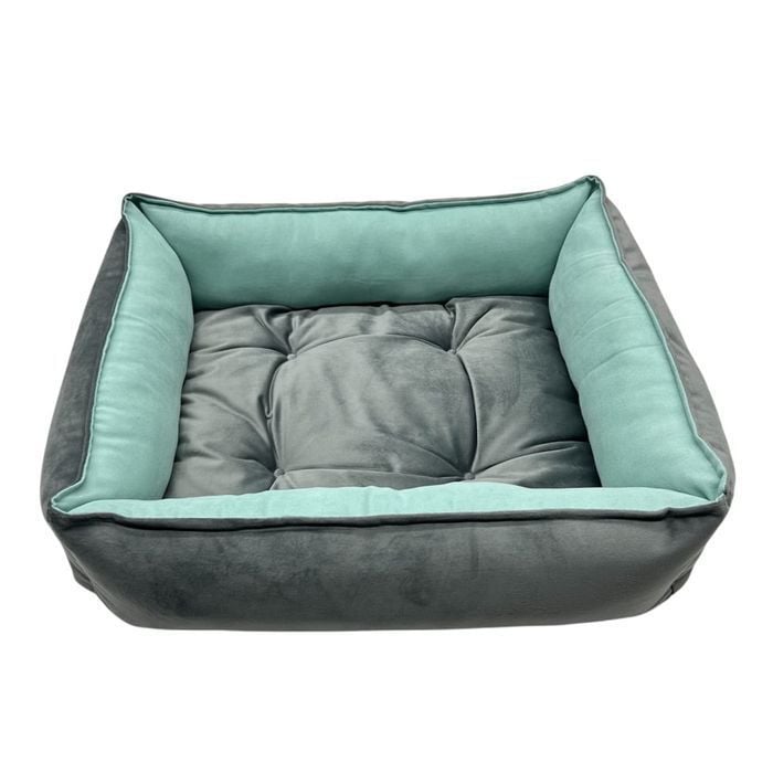 Лежак для собак Pet Fun Velour 60x50x18 см - тіффані - masterzoo.ua
