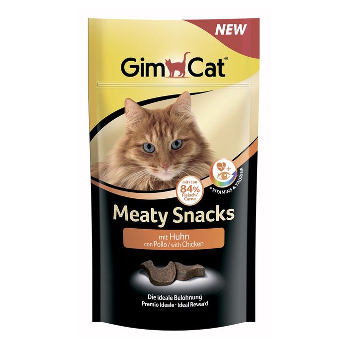 Ласощі для котів GimCat Meaty Snacks 35 г (курка) - masterzoo.ua