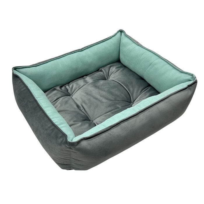 Лежак для собак Pet Fun Velour 60x50x18 см - тіффані - masterzoo.ua