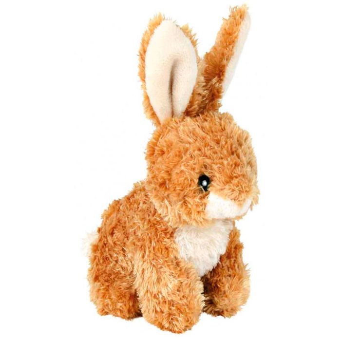 Іграшка для собак Trixie Кролик з пискавкою 15 см (плюш, іграшки в асортименті) - masterzoo.ua
