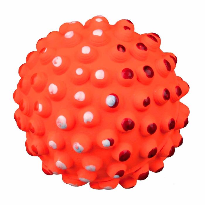 Іграшка для собак Trixie М'яч голчастий d=7 см (спінена гума, кольори в асортименті) - masterzoo.ua