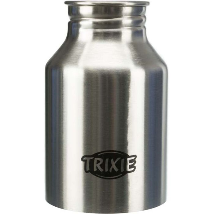 Бутылка дорожная Trixie с миской 300 мл (чёрная, синяя) - masterzoo.ua
