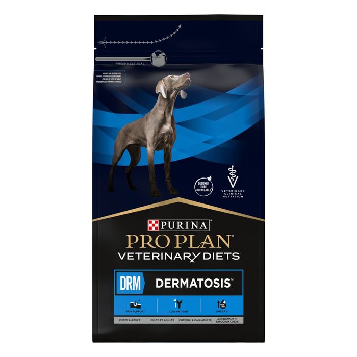 Сухой корм для собак Pro Plan Veterinary Diets DRM Dermatosis 3 кг - masterzoo.ua
