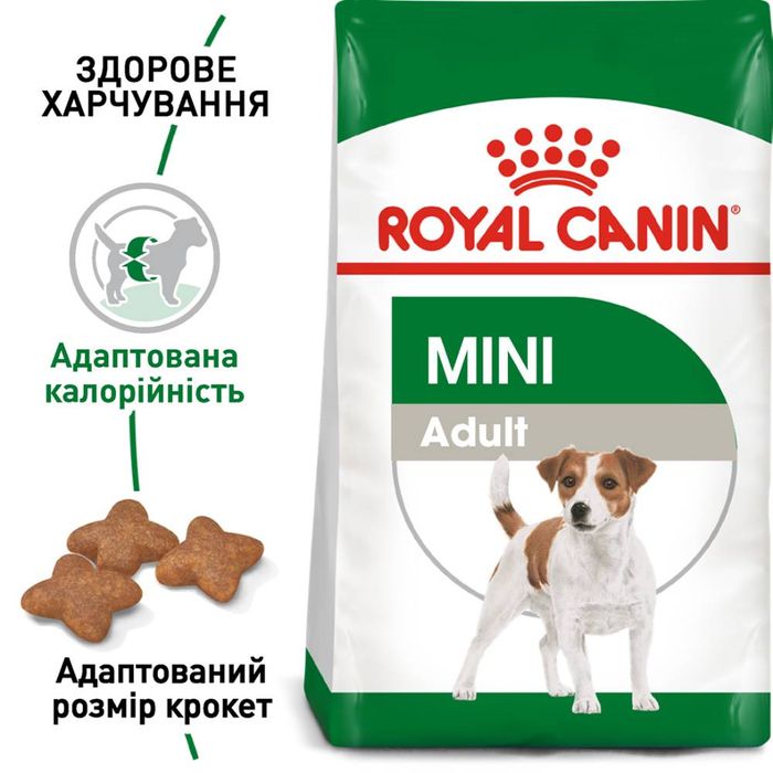 Сухий корм для дорослих собак дрібних порід Royal Canin Mini Adult 2 кг - домашня птиця - masterzoo.ua