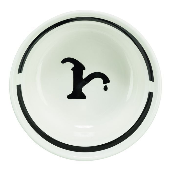 Trixie Ceramic Bowl миска керамическая для собак 1,6 л - белый - masterzoo.ua