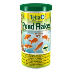 Сухой корм для прудовых рыб Tetra в хлопьях «Pond Flakes» 1 л (для всех прудовых рыб) - masterzoo.ua