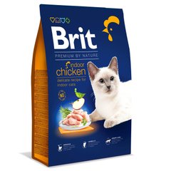 Сухой корм для котов, живущих в помещении Brit Premium by Nature Cat Indoor 8 кг (курица) - masterzoo.ua