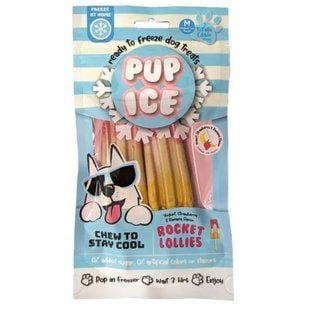 Морозиво для собак Pup Ice Rocket Lollies 2 шт х 45 г - полуниця та банан - masterzoo.ua