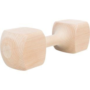 Trixie Wooden Retrieving Dumbbell игрушка для собак 25 см - коричневый - masterzoo.ua