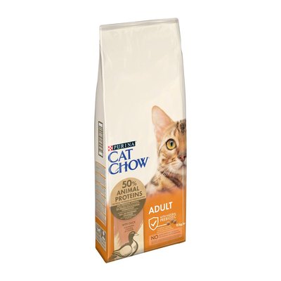 Сухой корм для котов Cat Chow 15 кг - утка - masterzoo.ua