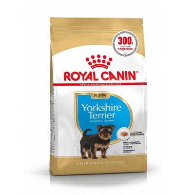 Сухий корм для цуценят Royal Canin Yorkshire Puppy 1,2 кг + 300 г - домашня птиця - masterzoo.ua