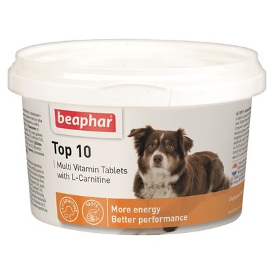 Витамины для собак Beaphar Top 10 Dog 180 табл. - masterzoo.ua