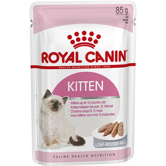 Вологий корм для кошенят Royal Canin Kitten Loaf 85 г - домашня птиця - masterzoo.ua