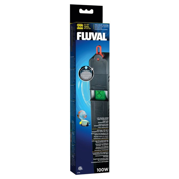 Обігрівач Fluval «E100» для акваріума до 120 л - masterzoo.ua