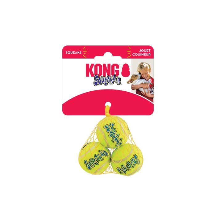 Іграшка для собак м'яч  Kong SqueakAir Balls 3 шт XS - masterzoo.ua