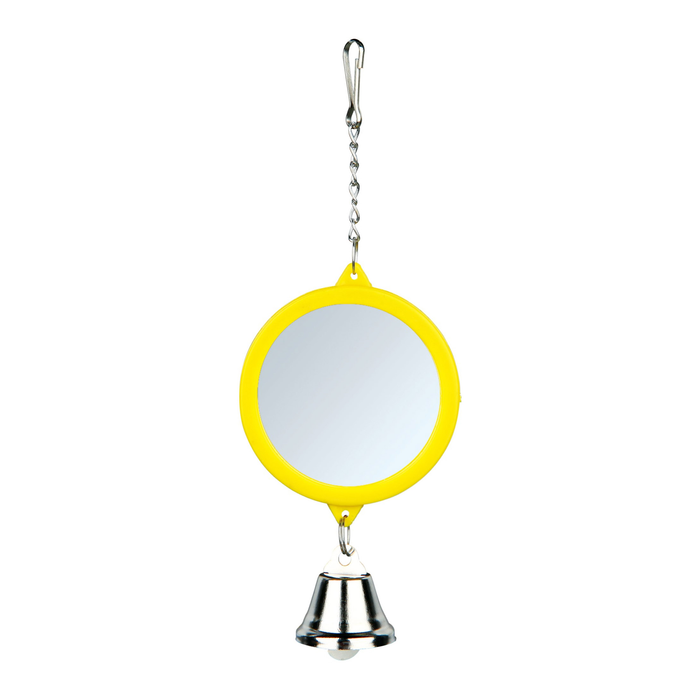 Игрушка для птиц Trixie Зеркало круглое d=5,5 см (пластик, цвета в ассортименте) - masterzoo.ua