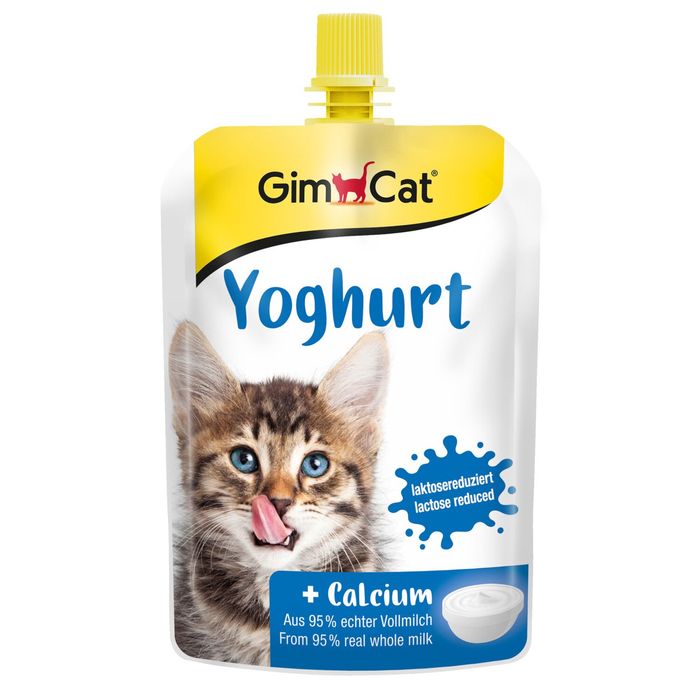 Ласощі для котів GimCat Yoghurt 150 г (молоко) - masterzoo.ua