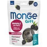 Ласощі для цуценят Monge Gift Puppy and Junior 150 г - свинина та ожина - masterzoo.ua