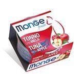 Вологий корм для котів Monge Fruits Adult 80 г - тунець та яблуко - masterzoo.ua