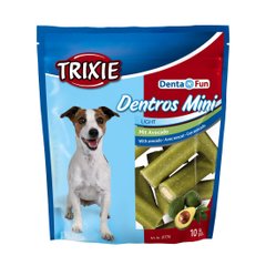 Ласощі для собак Trixie Denta Fun Dentros Mini 140 г (авокадо) - masterzoo.ua