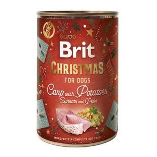 Вологий корм для собак Brit Mono Protein Christmas 400 г - короп - masterzoo.ua
