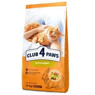 Сухий корм для котів Club 4 Paws Premium 14 кг - кролик - masterzoo.ua