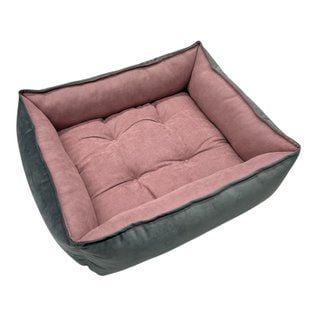 Лежак для кошек Pet Fun Velour 60x50x18 см - розовый - masterzoo.ua