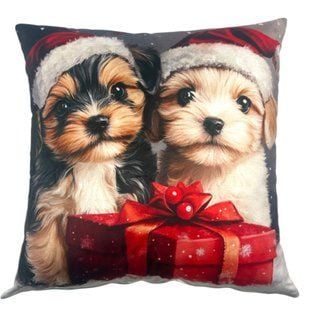 Pet Fun декоративна подушка для собак та власників 45х45 см - різнокольоровий - masterzoo.ua