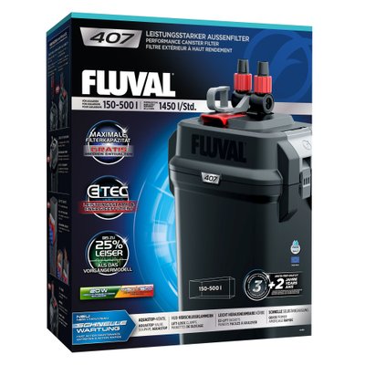 Внешний фильтр Fluval «407» для аквариума 150-500 л - masterzoo.ua