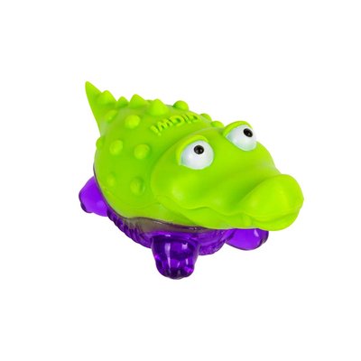 Іграшка для собак Крокодил з пищалкою GiGwi Suppa Puppa 9 см (гума) - masterzoo.ua