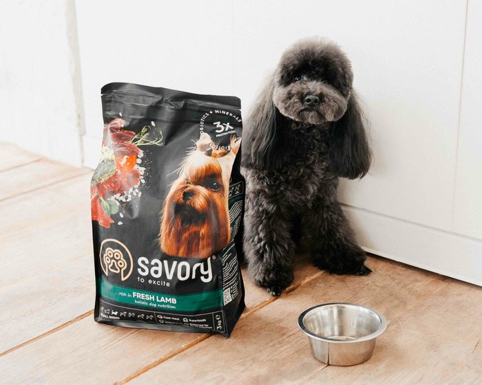 Сухой корм для собак малых пород Savory 1 кг (ягненок) - masterzoo.ua