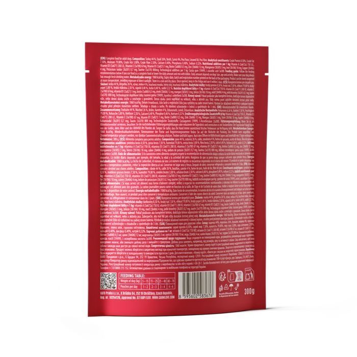 Влажный корм для собак Carnilove Adult Pate 300 г - индейка, перепелка и морковь - masterzoo.ua