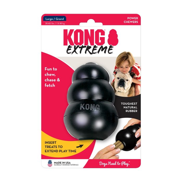 Игрушка для собак груша-кормушка Kong Extreme 13 см XL - masterzoo.ua