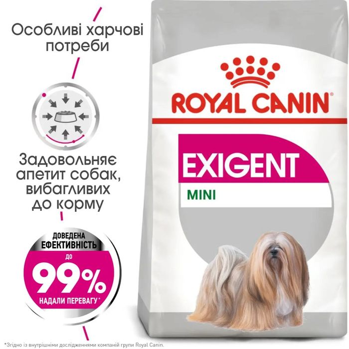 Сухий корм для вибагливих собак дрібних порід Royal Canin Mini Exigent 3 кг - домашня птиця - masterzoo.ua