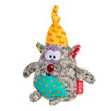 Іграшка для собак GiGwi Plush Ведмідь з пищалкою | 10 см