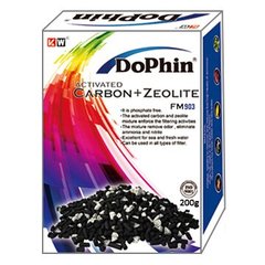 Наповнювач для фільтра KW Zone Dophin «Activated Carbon + Zeolite» активоване вугілля та цеоліт 200 г - masterzoo.ua