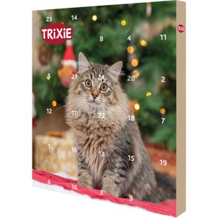 Різдвяний календар для котів Trixie з ласощами всередині 30 × 34 × 3,5 см - masterzoo.ua