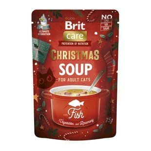 Суп для кошек Brit Care Christmas Fish Soup 75 г - рыба - masterzoo.ua