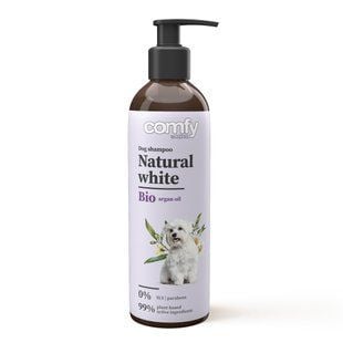 Шампунь для собак Comfy Natural White 250 мл - аргановое масло - masterzoo.ua