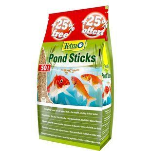 Сухий корм для ставкових риб Tetra в паличках &laquo;Pond Sticks&raquo; 40 л + 10 л (для всіх ставкових риб) - masterzoo.ua